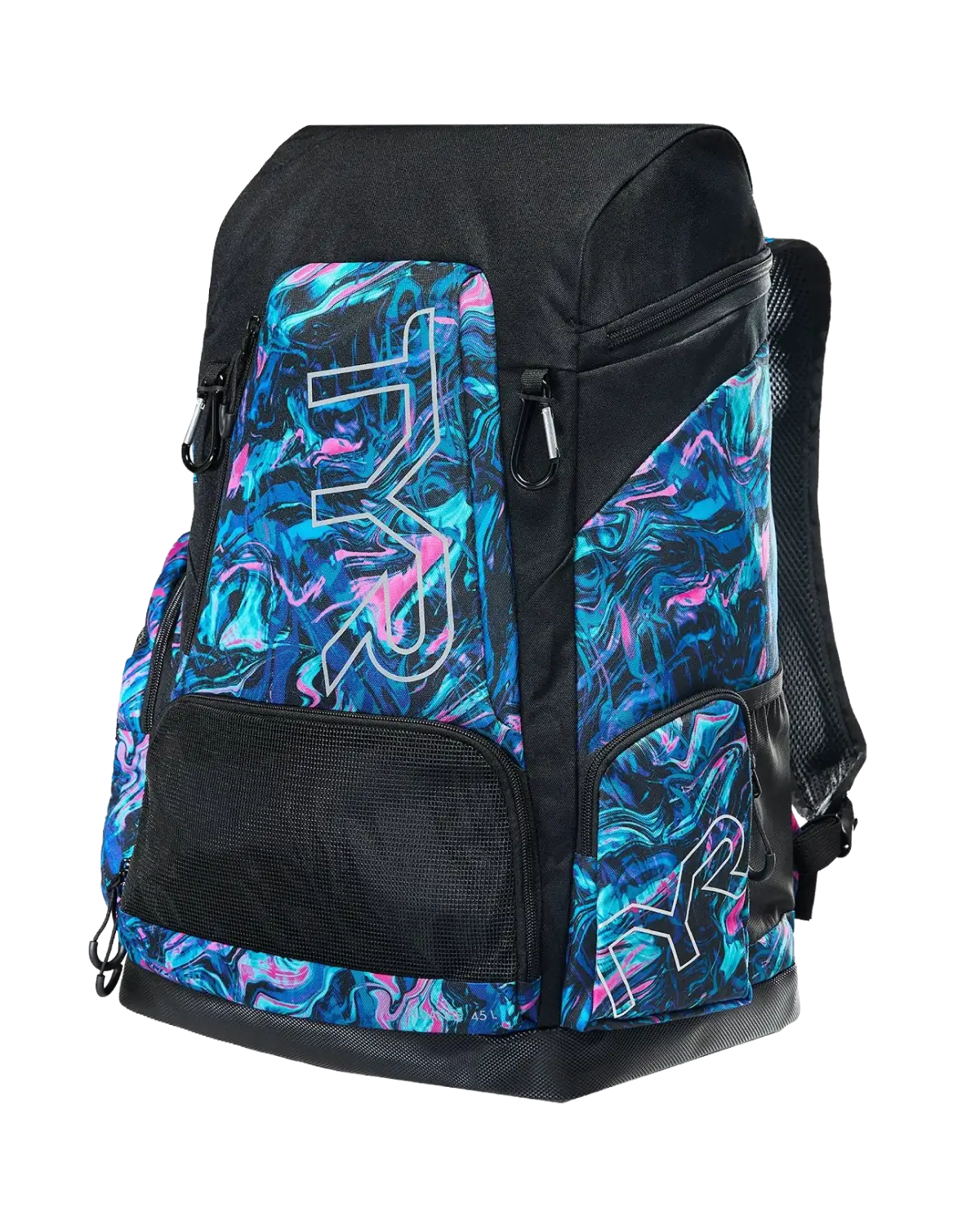 Alliance 45L Printed Backpack - Blue/Pink