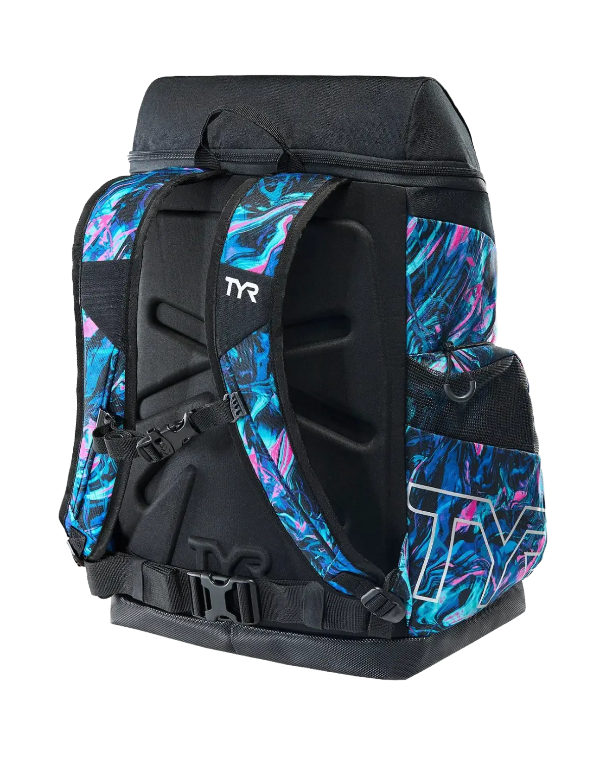 Alliance 45L Printed Backpack - Blue/Pink