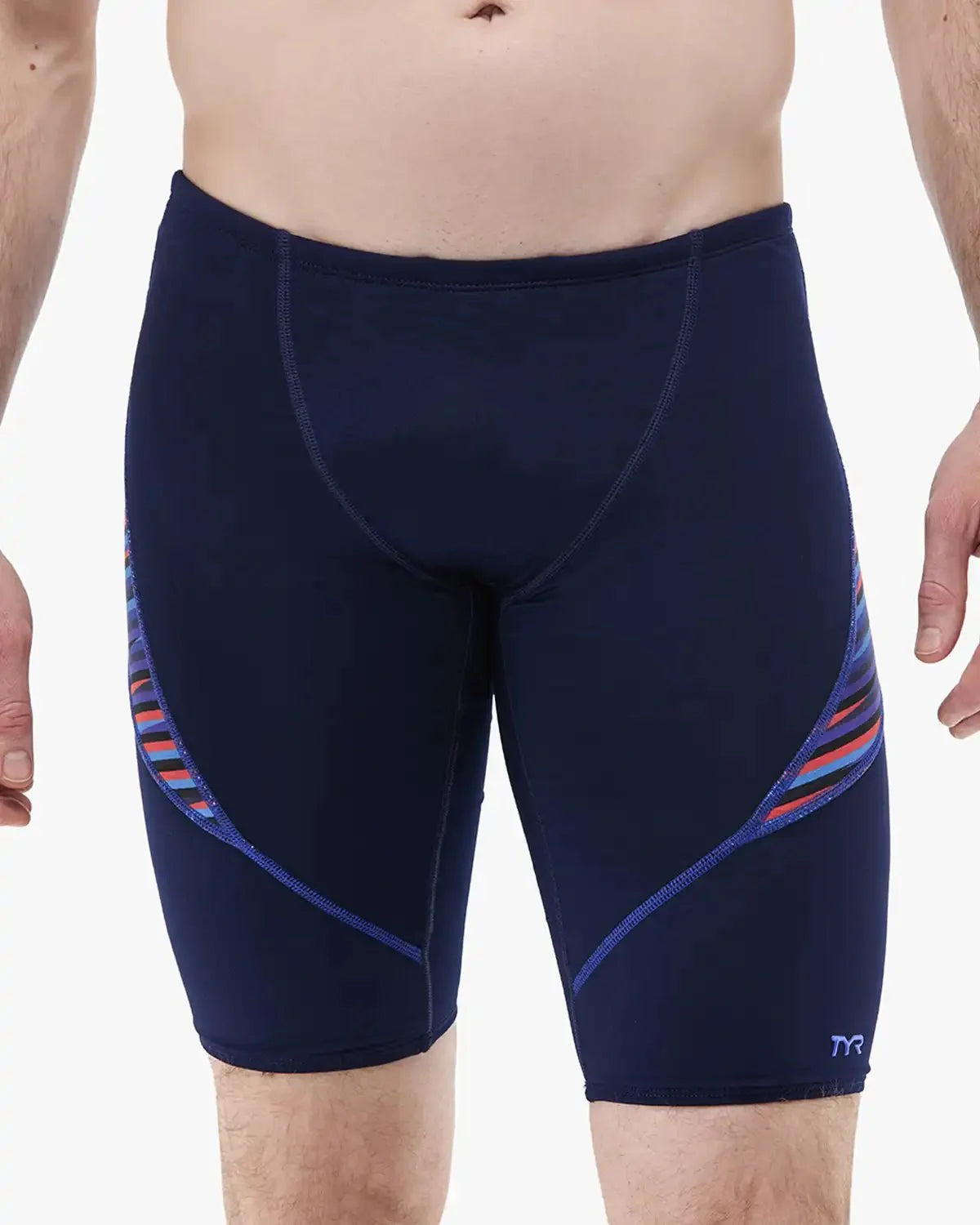 Men's Durafast Elite® Jammer -Zollner / Navy & Red