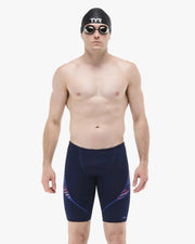 Men's Durafast Elite® Jammer -Zollner / Navy & Red