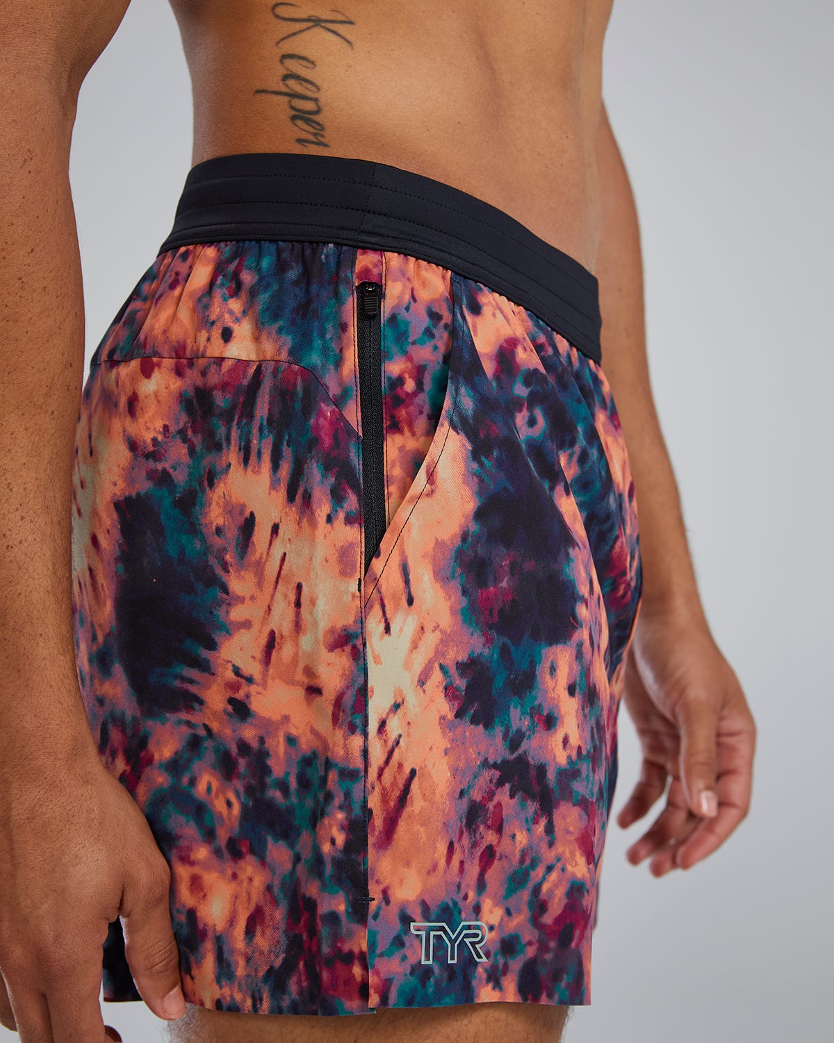 ::763 Orange/Tie Dye
