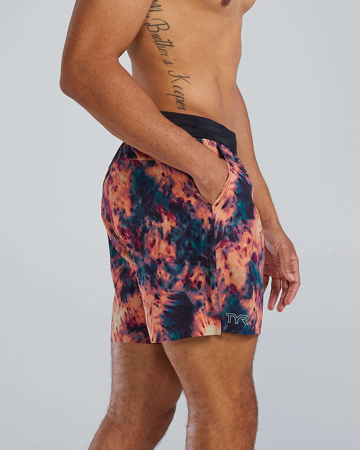 ::763 Orange/Tie Dye