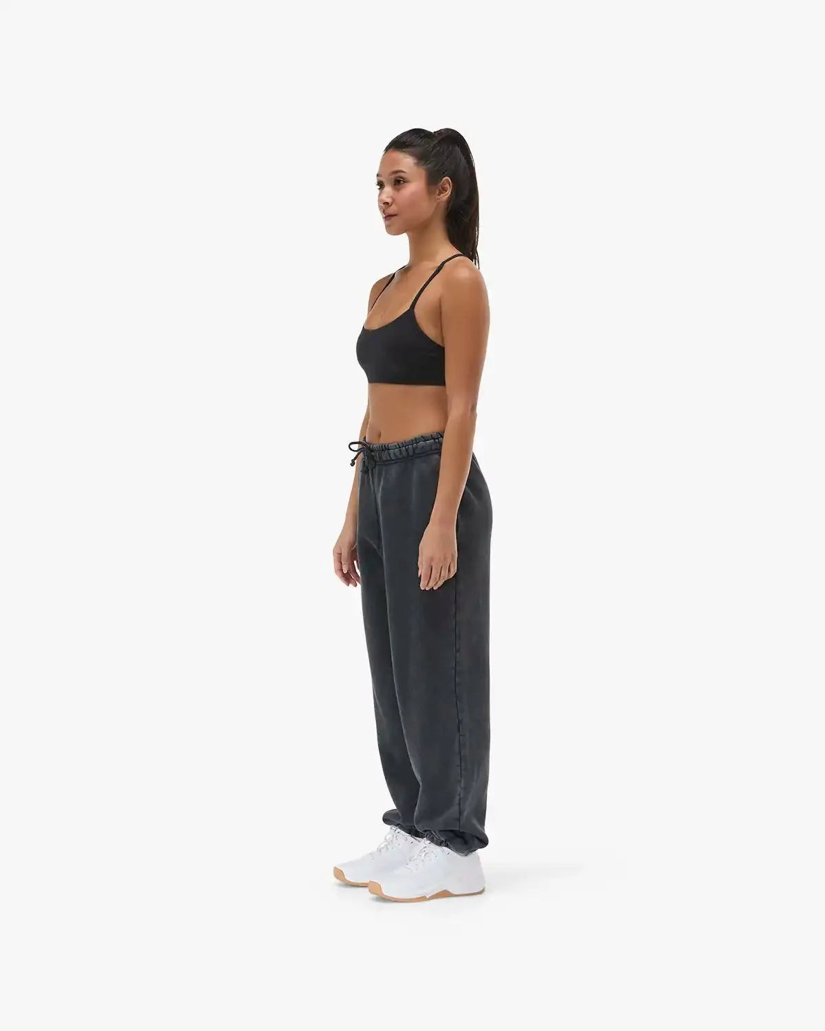 Women's Elastic Hem Sweatpant - Gunmetal