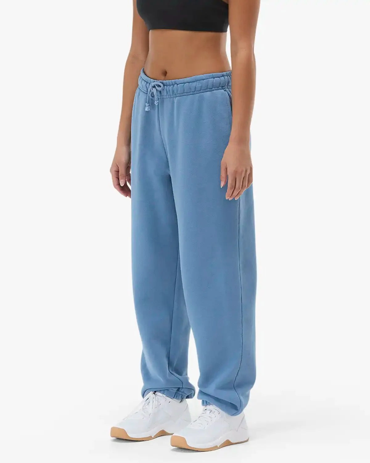 Women's Elastic Hem Sweatpant - Light Blue