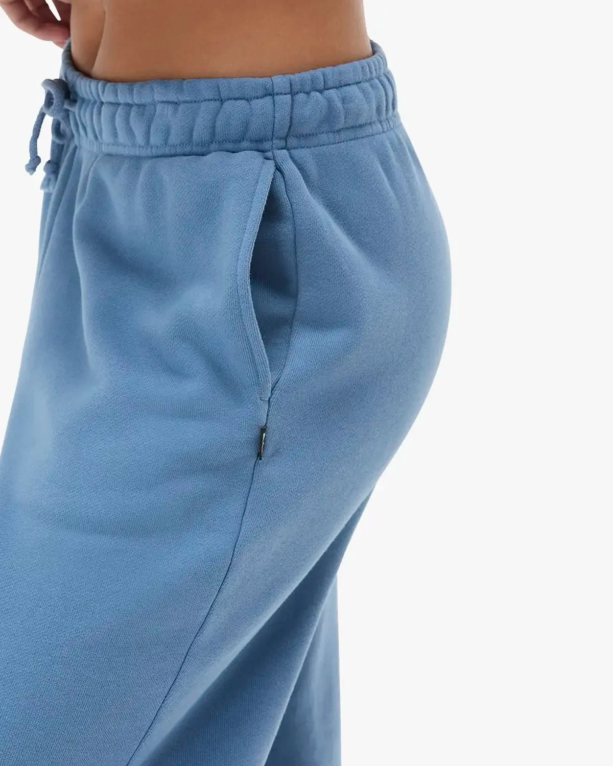 Women's Elastic Hem Sweatpant - Light Blue