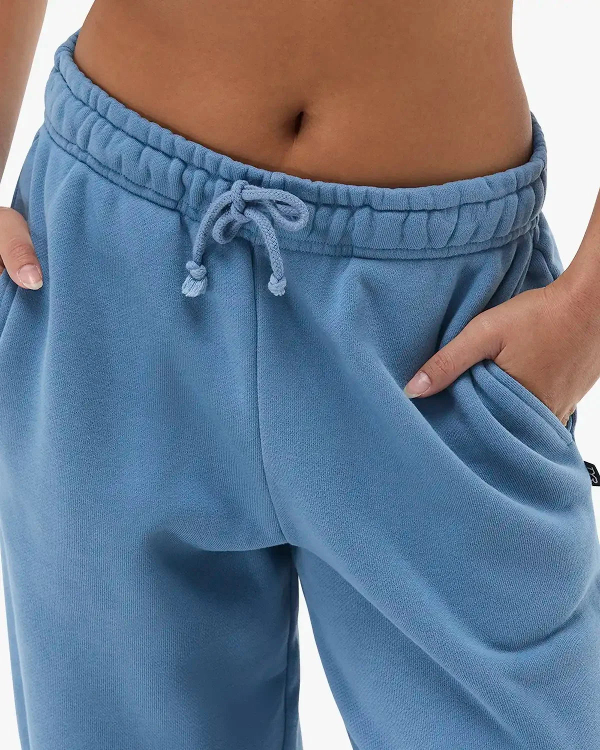 Women's Elastic Hem Sweatpant - Light Blue
