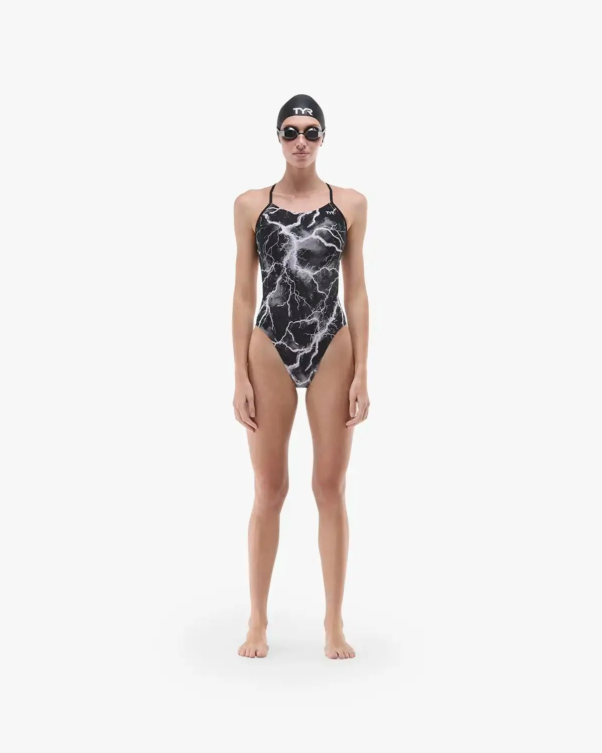 Women's Durafast Elite® Cutoutfit Swimsuit - Arterix / Titanium