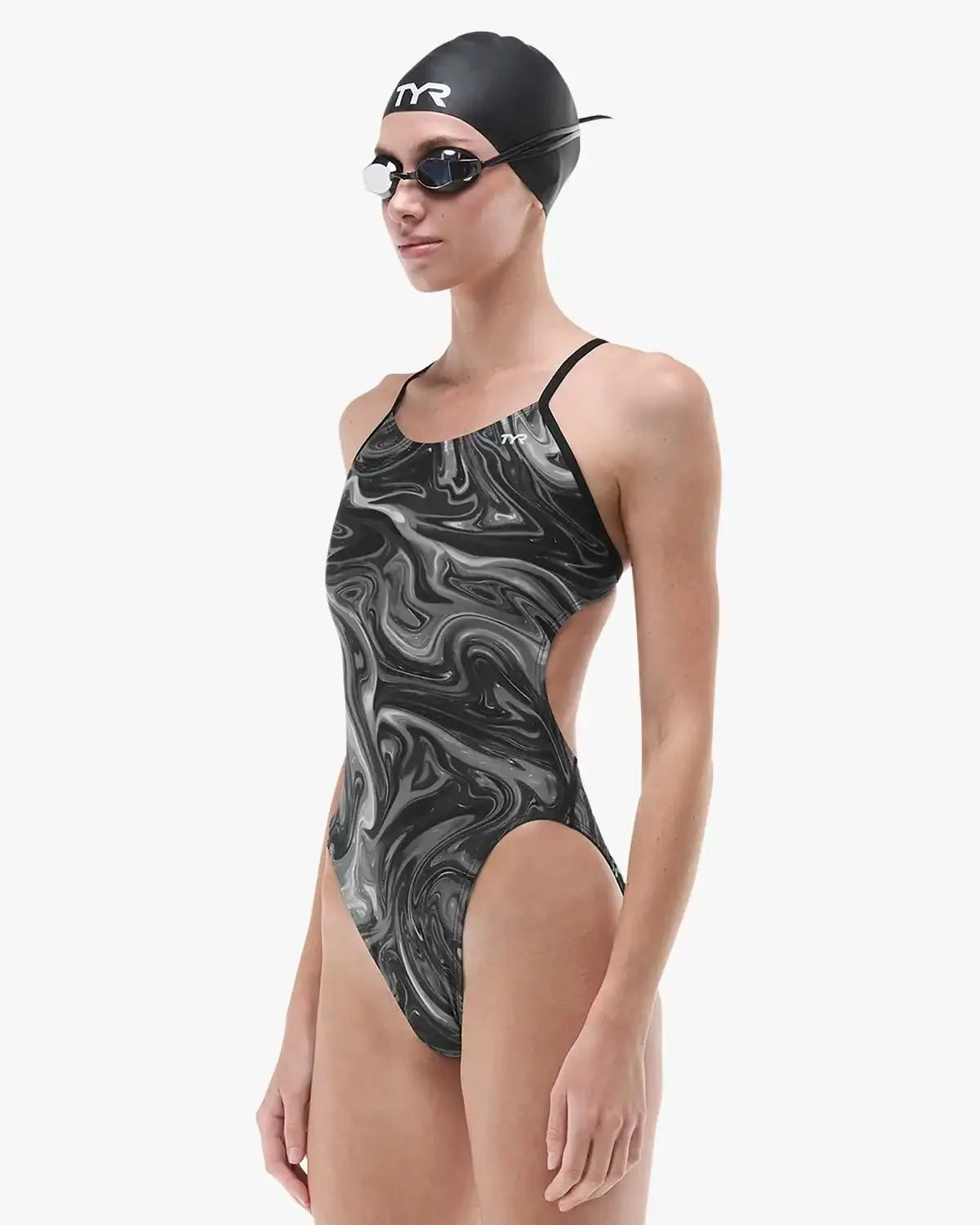 Women's Durafast Elite® Cutoutfit Swimsuit - Olea / Titanium