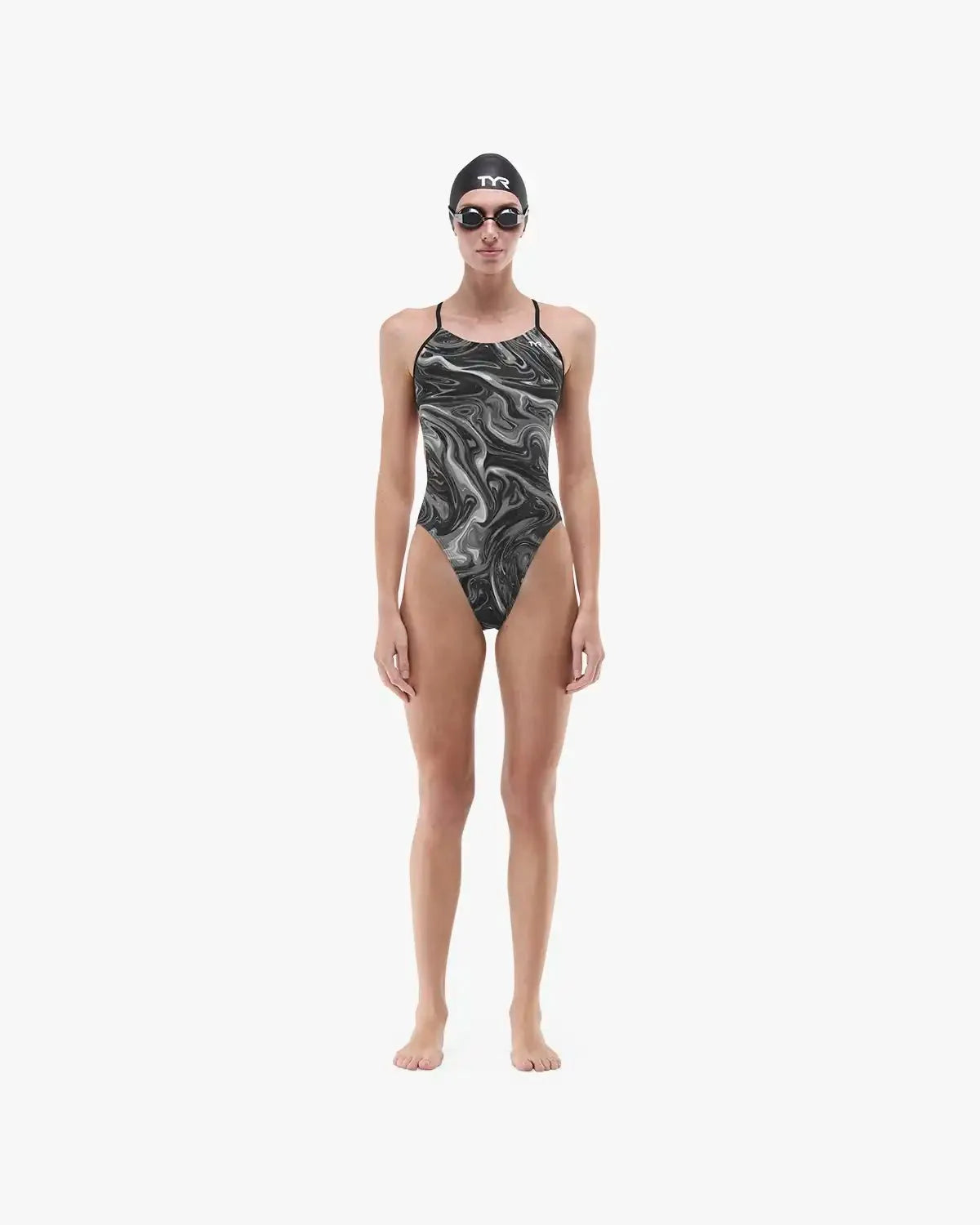 Women's Durafast Elite® Cutoutfit Swimsuit - Olea / Titanium