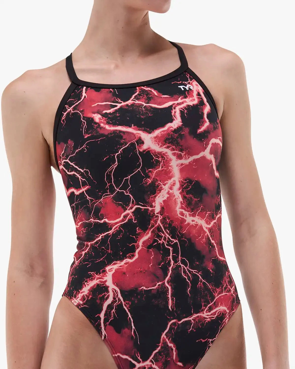 Women's Durafast Elite® Diamondfit Swimsuit - Arterix / Red