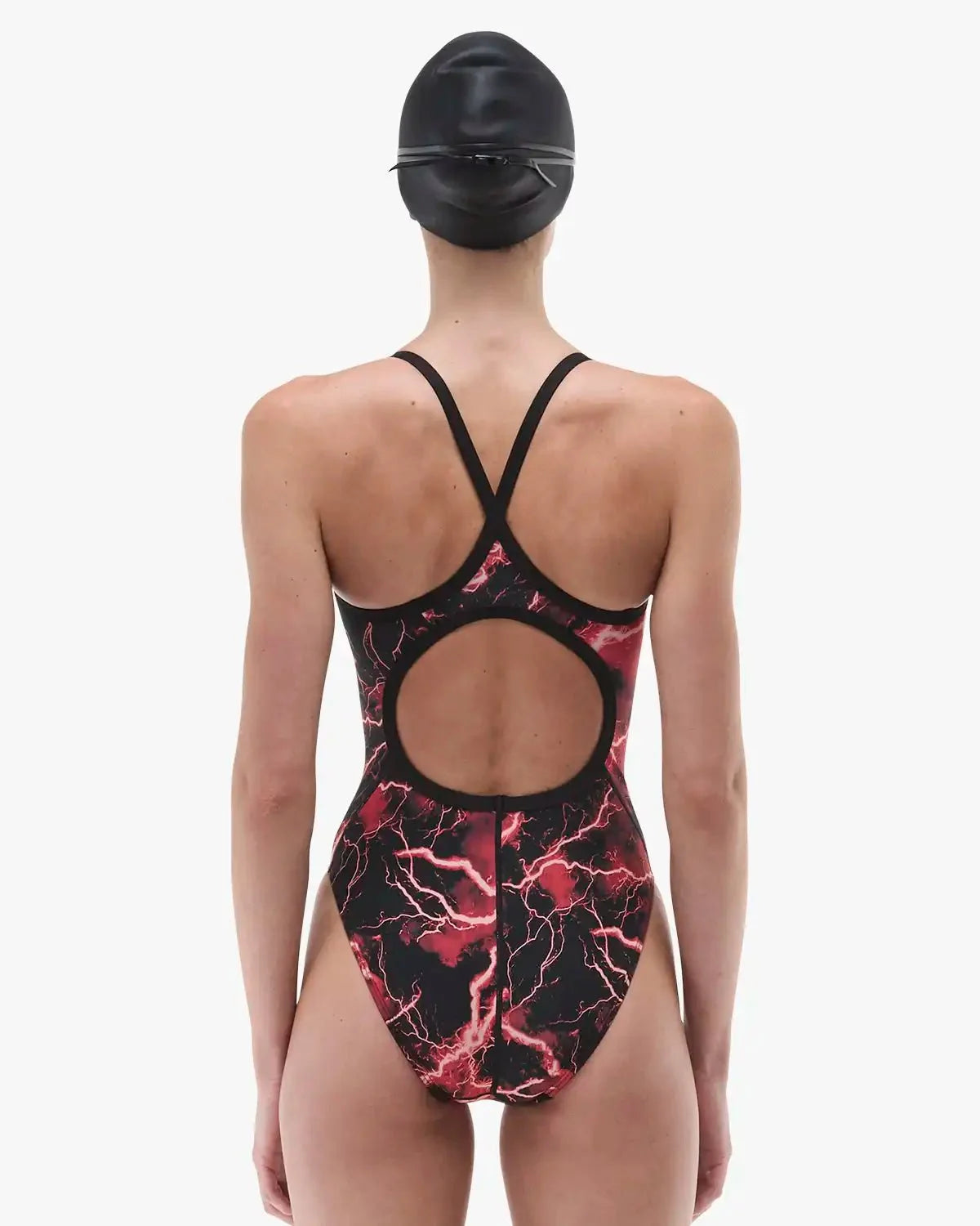 Women's Durafast Elite® Diamondfit Swimsuit - Arterix / Red