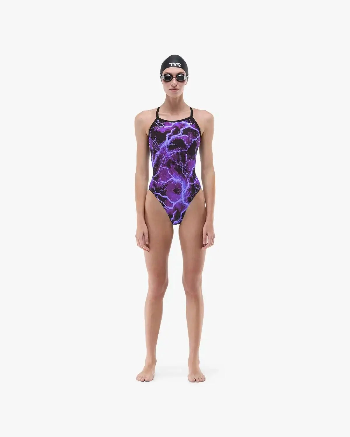 Women's Durafast Elite® Diamondfit Swimsuit - Arterix / Purple
