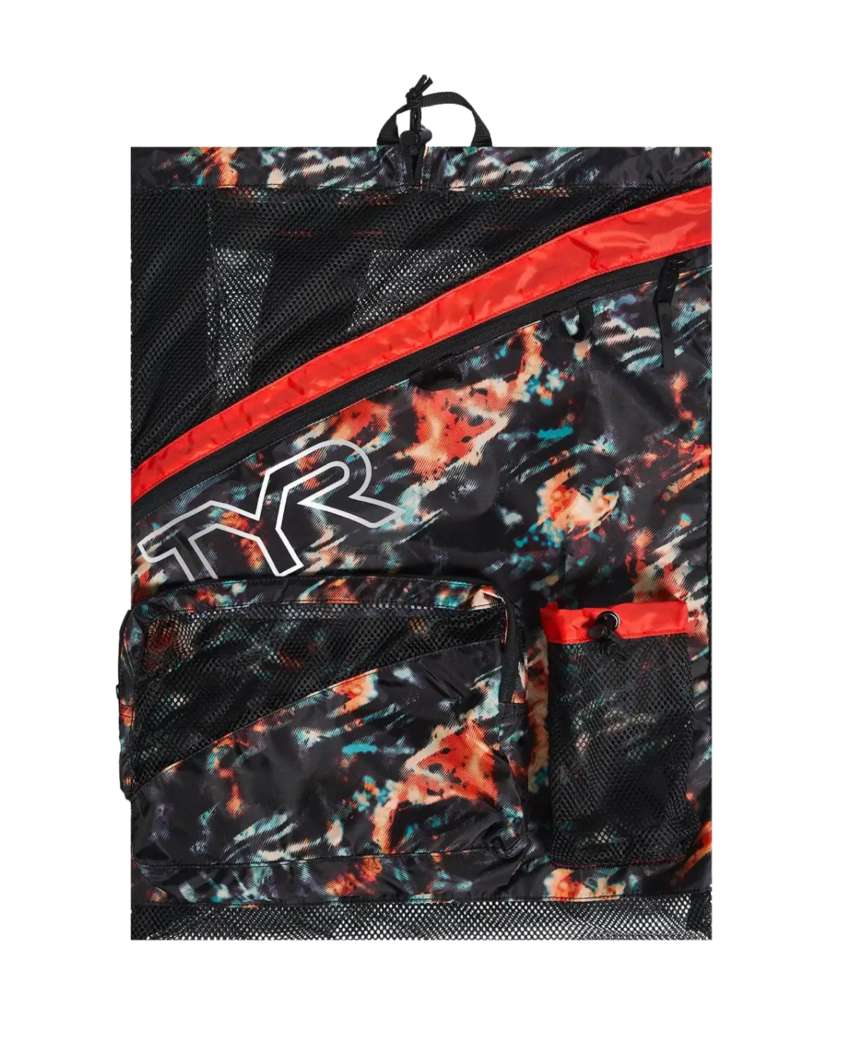 Elite Team 40L Mesh Backpack - Orange/Aqua/Black