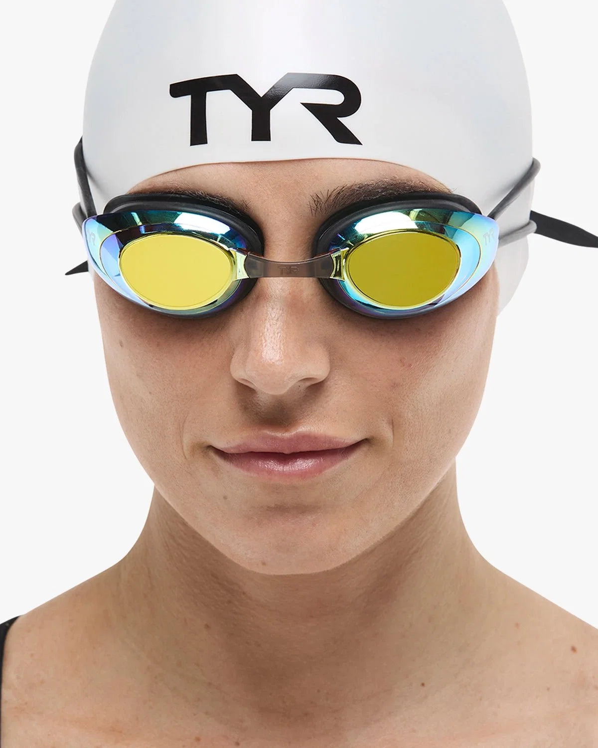 TYR x Katie Ledecky Adult Blackhawk Mirrored Racing Goggles