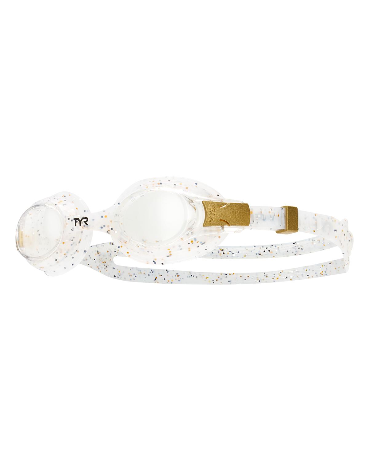 ::154 Clear Gold Mirror/Black
