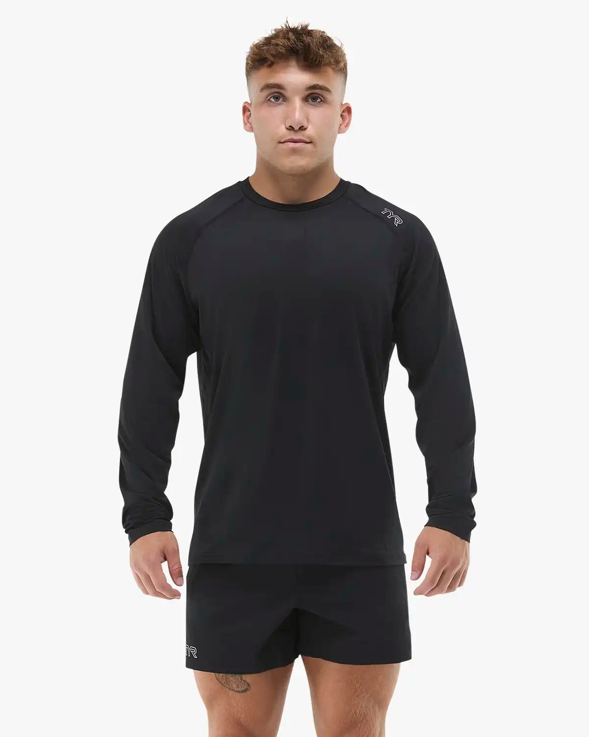 ClimaDry™ Men's Raglan Long Sleeve Tech Tee - Solid / Heather