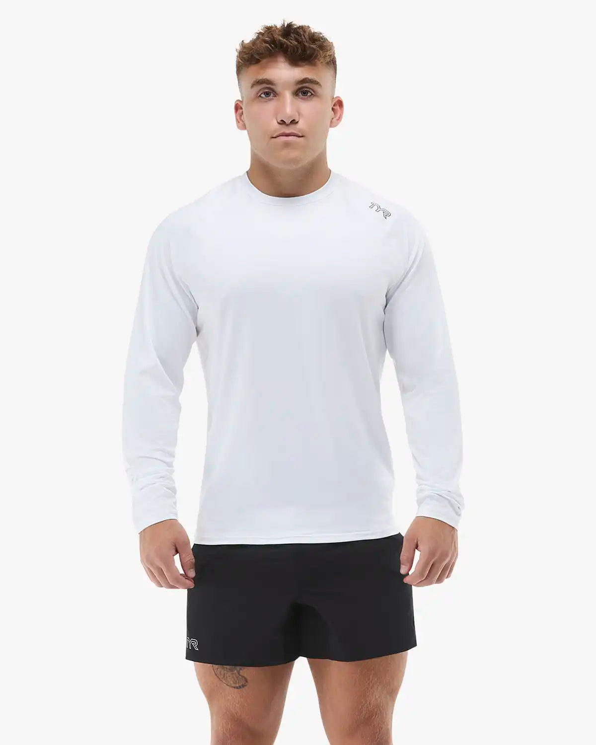 ClimaDry™ Men's Raglan Long Sleeve Tech Tee - Solid / Heather