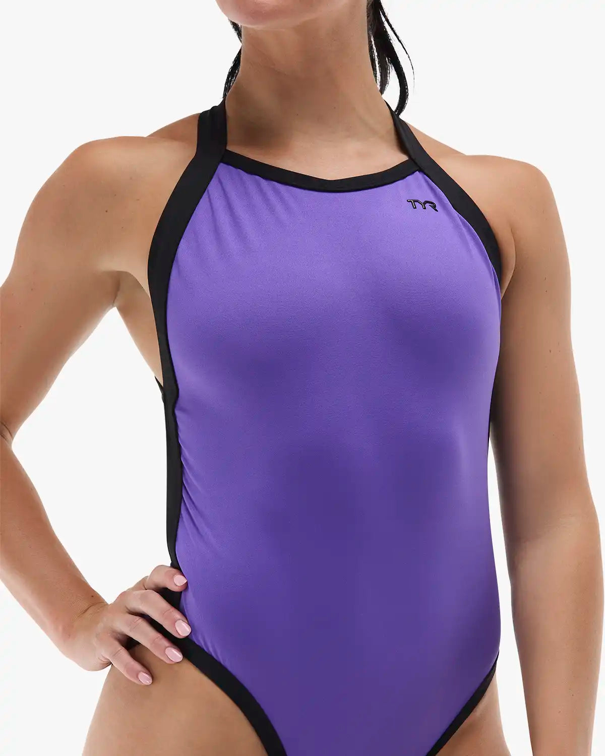 Women's Durafast Elite Wide Strap Open Back Solid