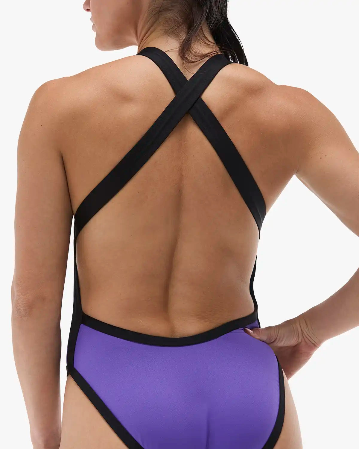 Women's Durafast Elite Wide Strap Open Back Solid