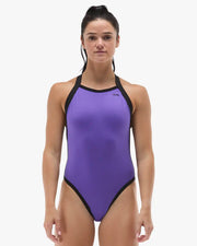 Women's Durafast Elite Wide Strap Open Back Solid
