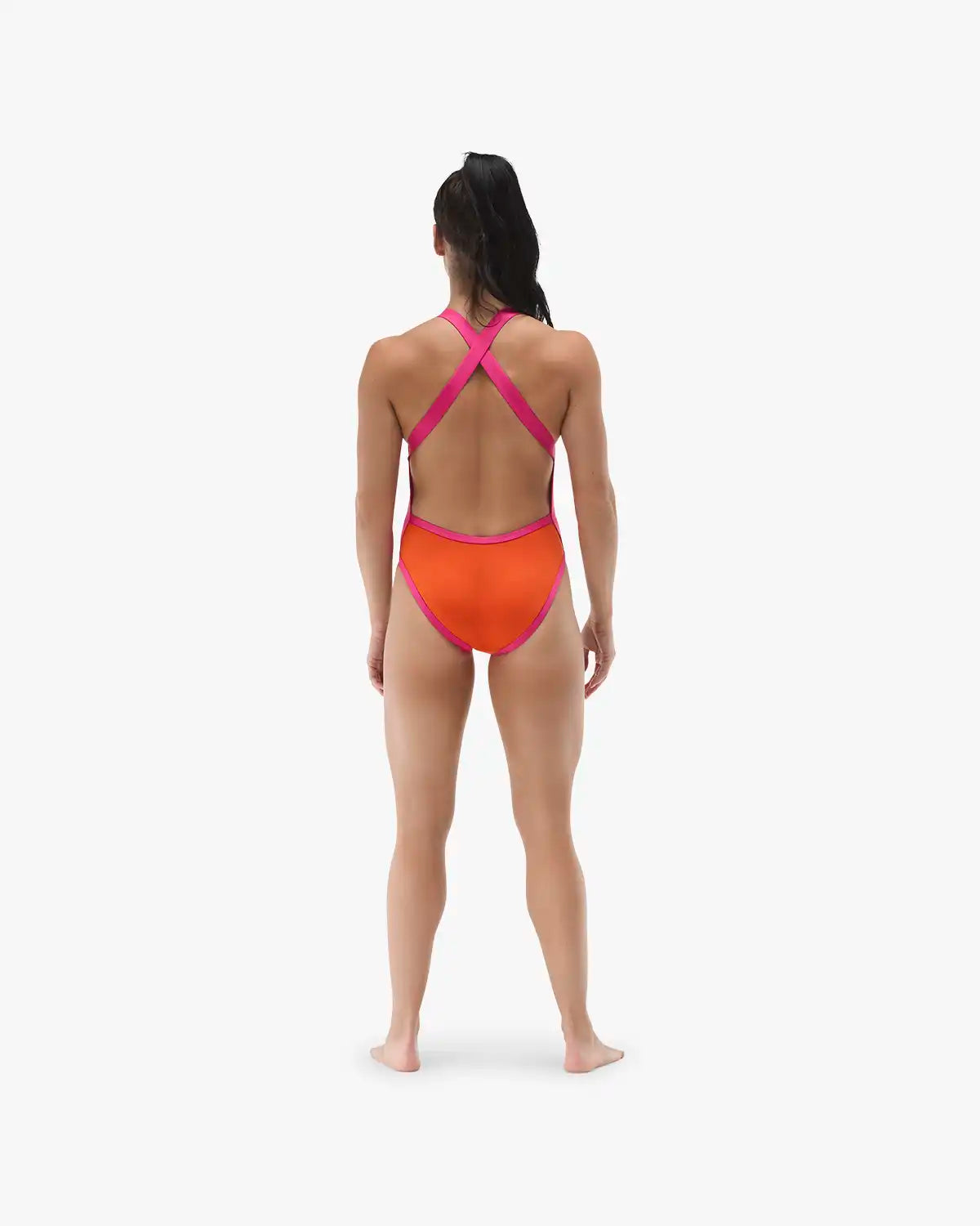 Women's Durafast Elite Wide Strap Open Back Solid