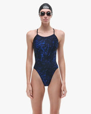 Women's Durafast Elite® Cutoutfit Swimsuit - Zephyr / Navy