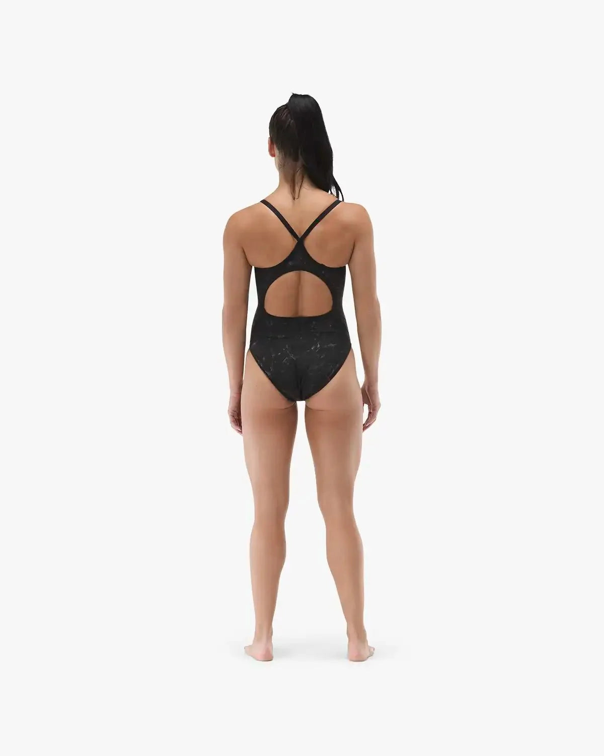 Women's Durafast Elite® Diamondfit Swimsuit - Zephyr / Black