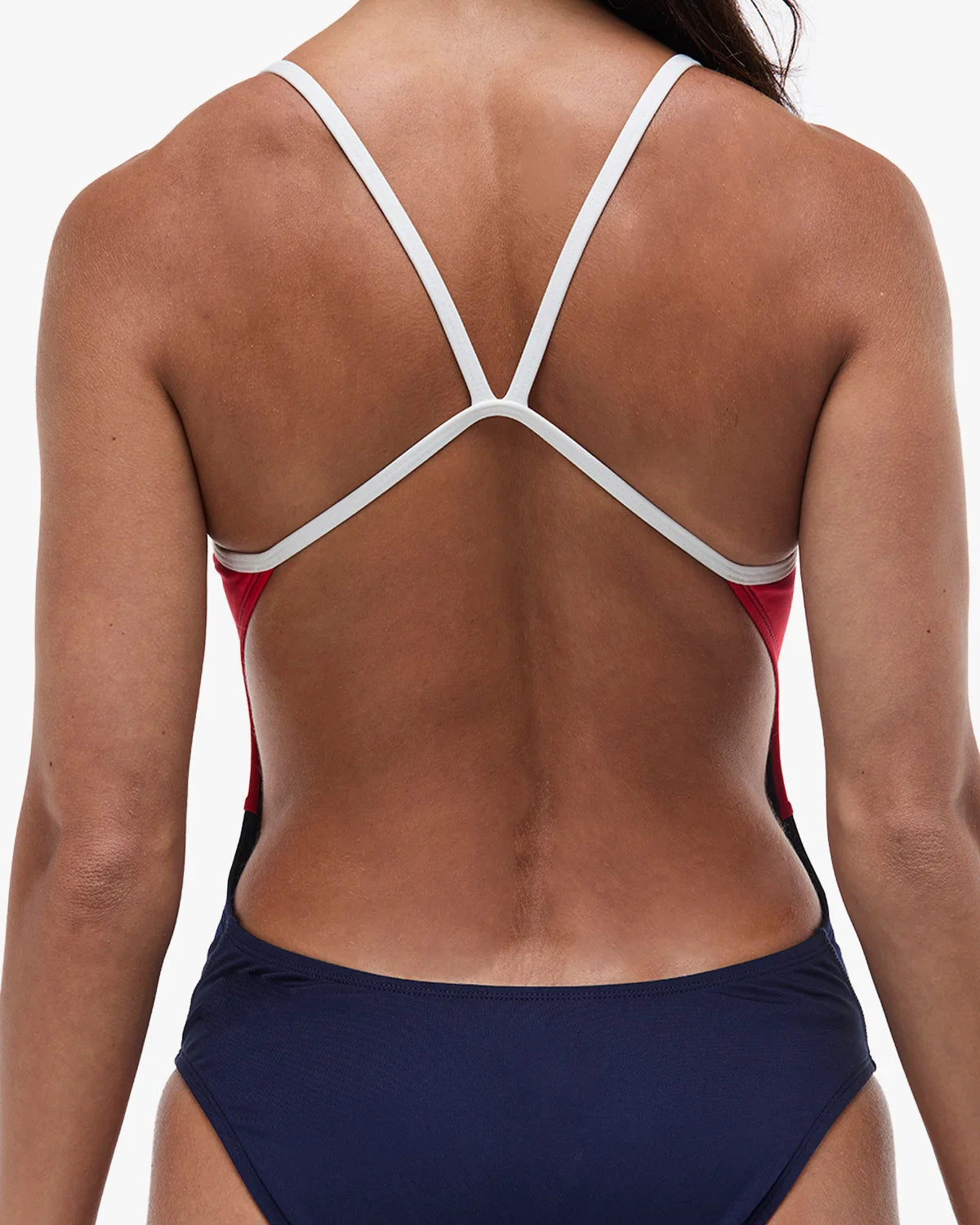 TYR x Katie Ledecky Women's Durafast Elite® Cutoutfit Swimsuit - Red/White