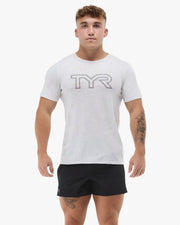 Unisex Ultrasoft Lightweight Tri Blend Tech Tee - Big Logo