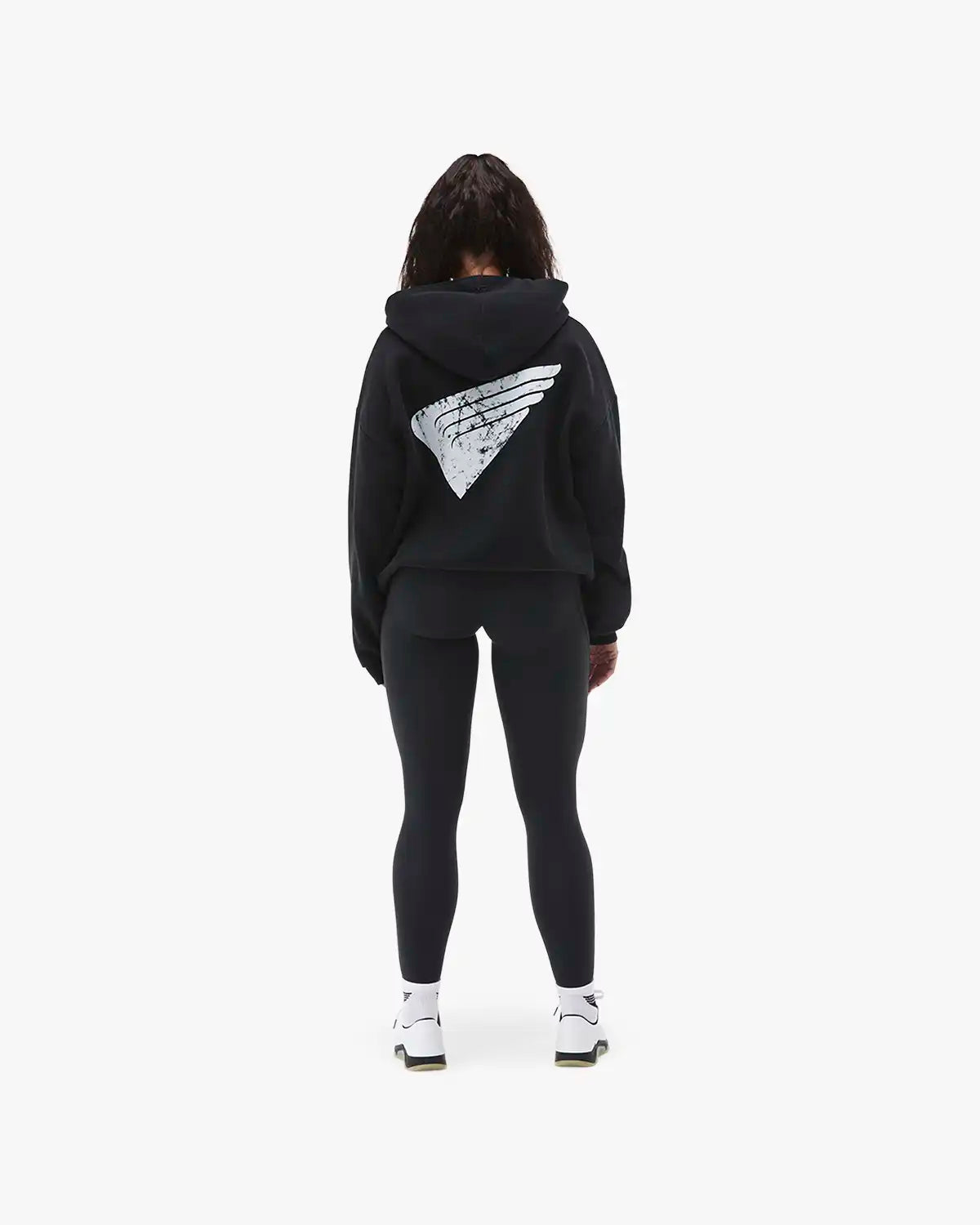 Women's Ethos Oversized Pullover Hoodie - Black