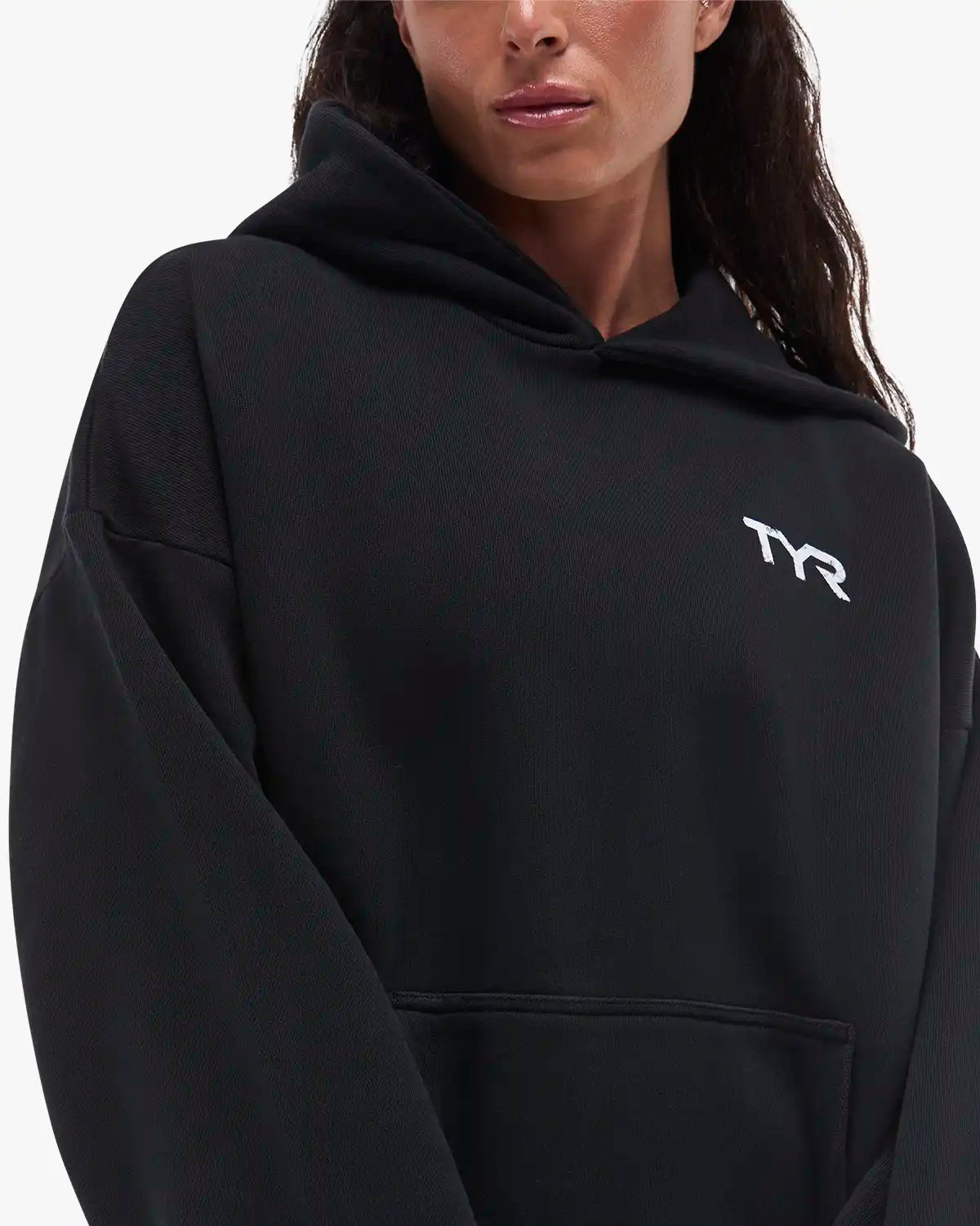 Women's Ethos Oversized Pullover Hoodie - Black