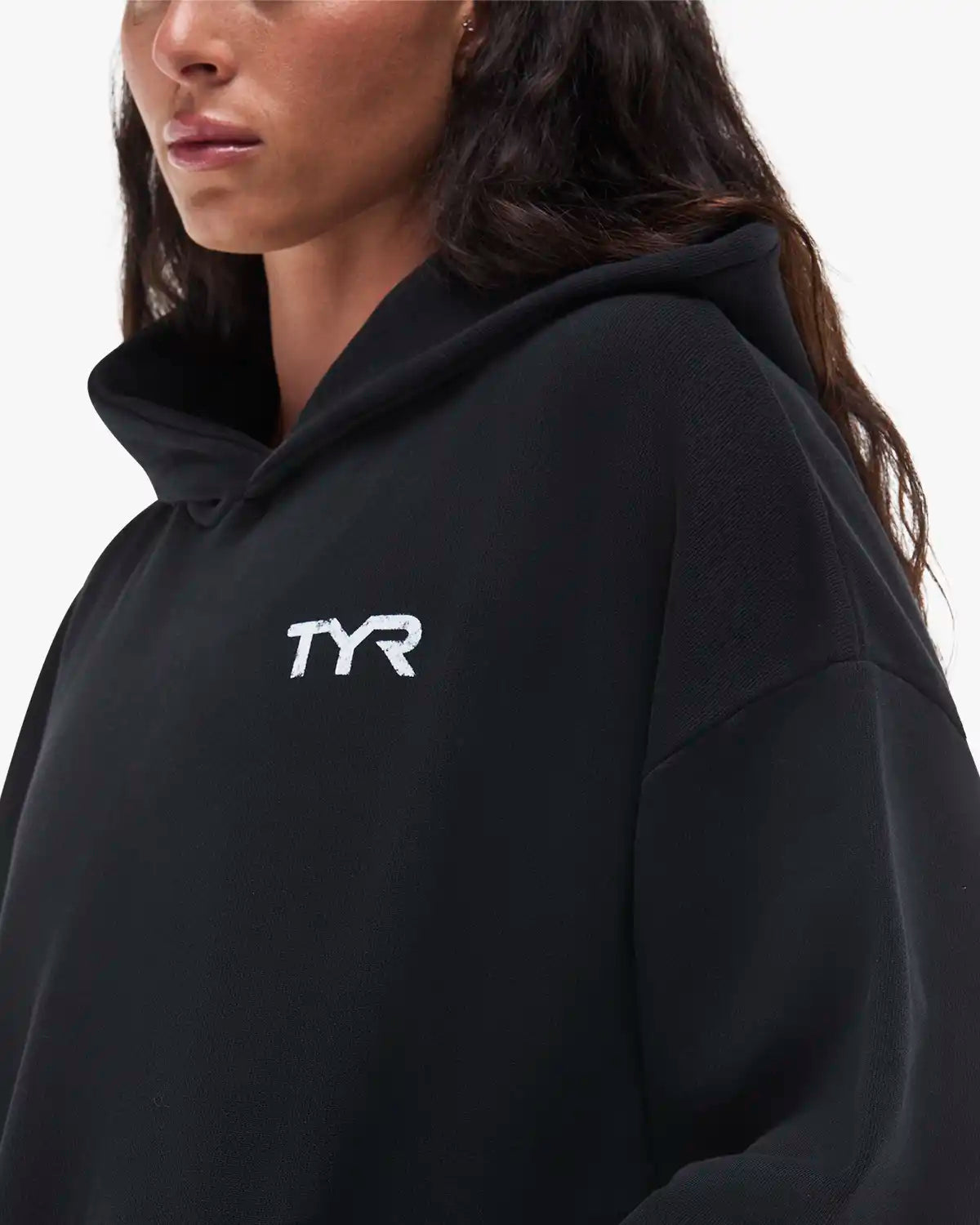 Women's Ethos Oversized Pullover Hoodie - Black