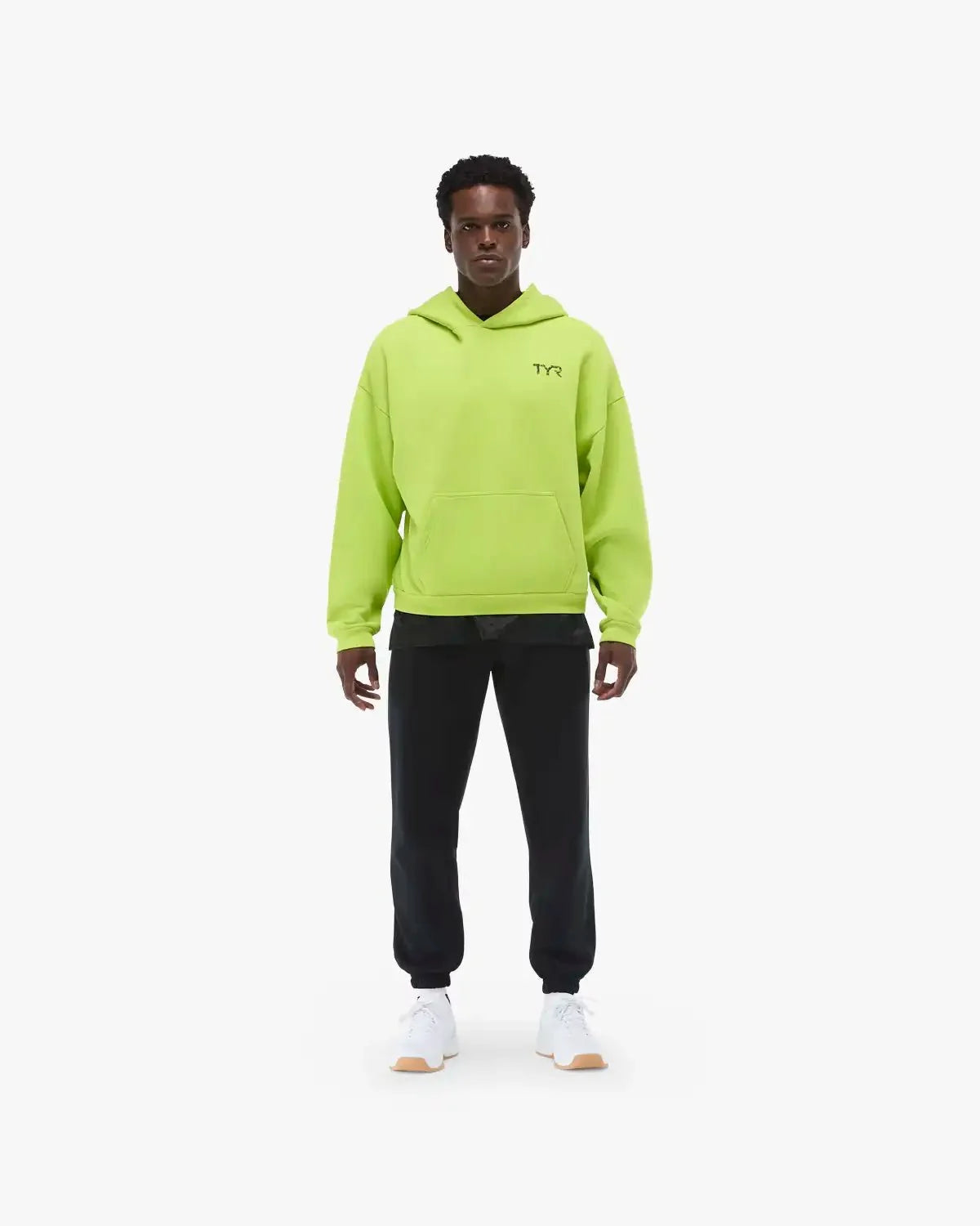 Men's Ethos Oversized Pullover Hoodie - Neon