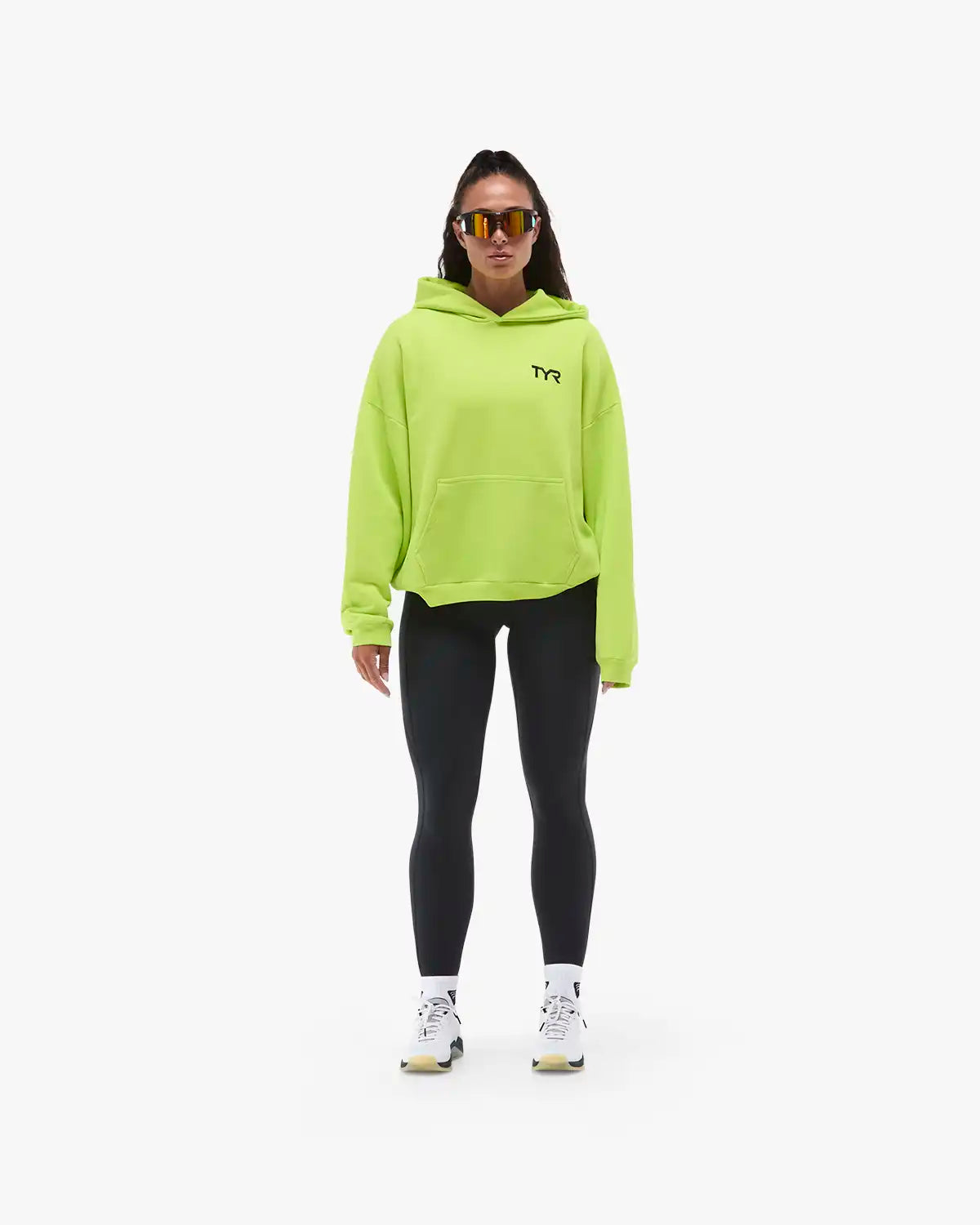 Women's Ethos Oversized Pullover Hoodie - Neon
