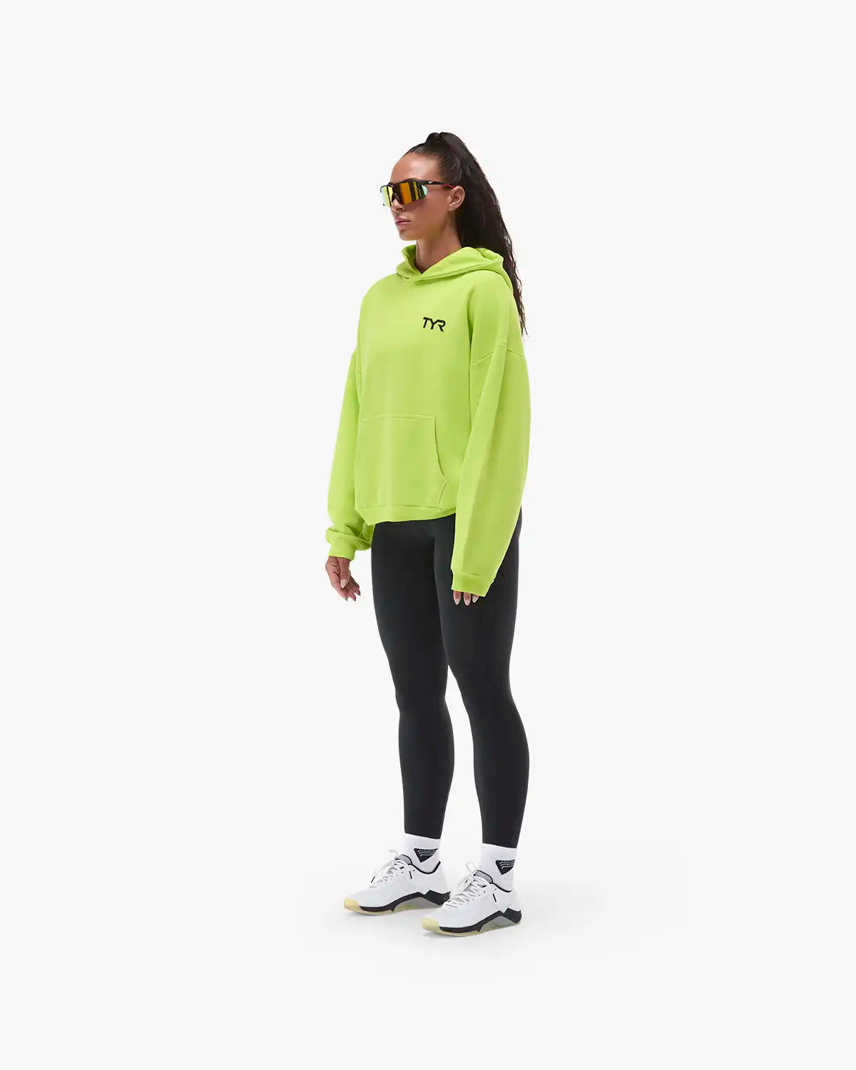 Women's Ethos Oversized Pullover Hoodie - Neon