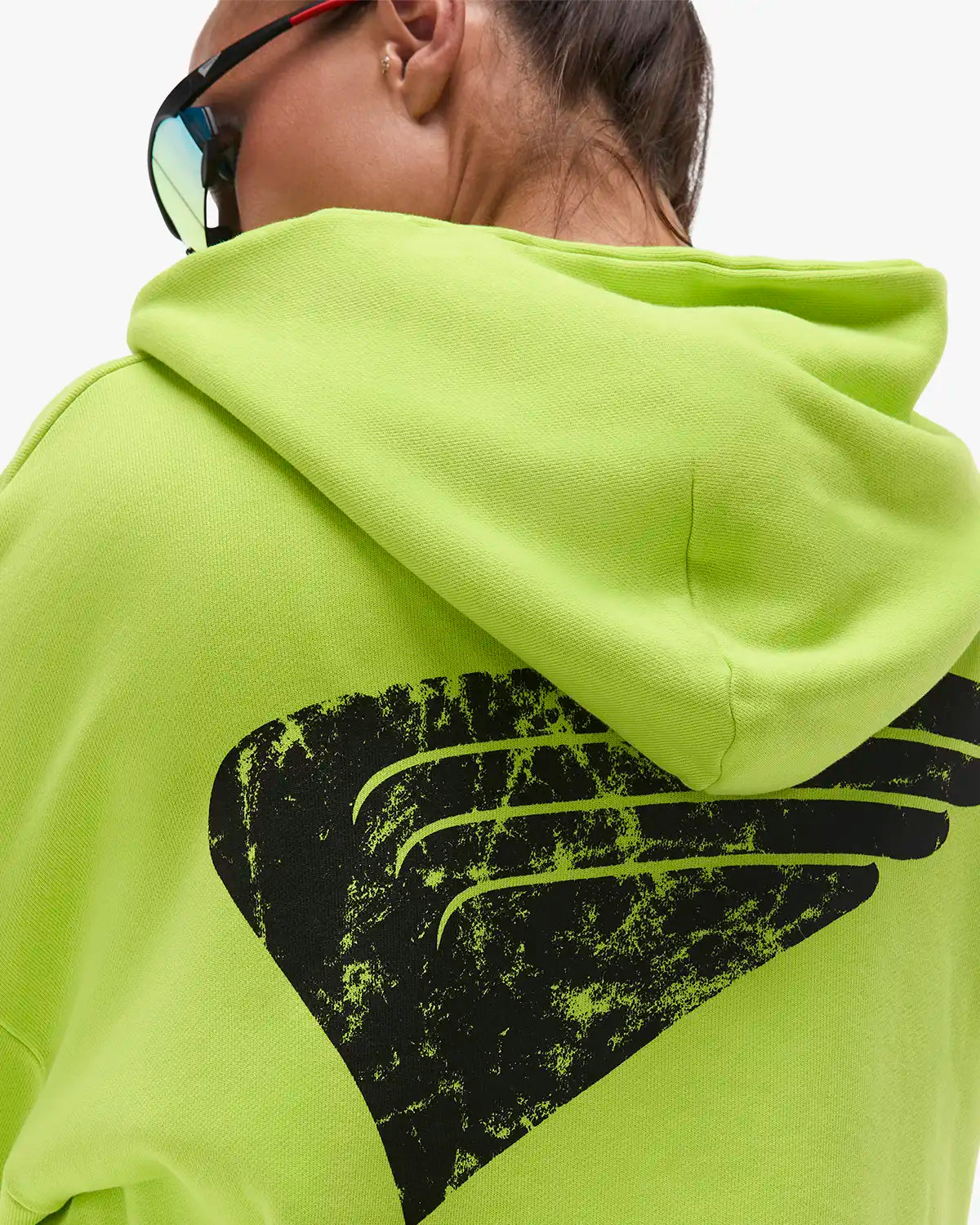 Women's Ethos Oversized Pullover Hoodie - Neon