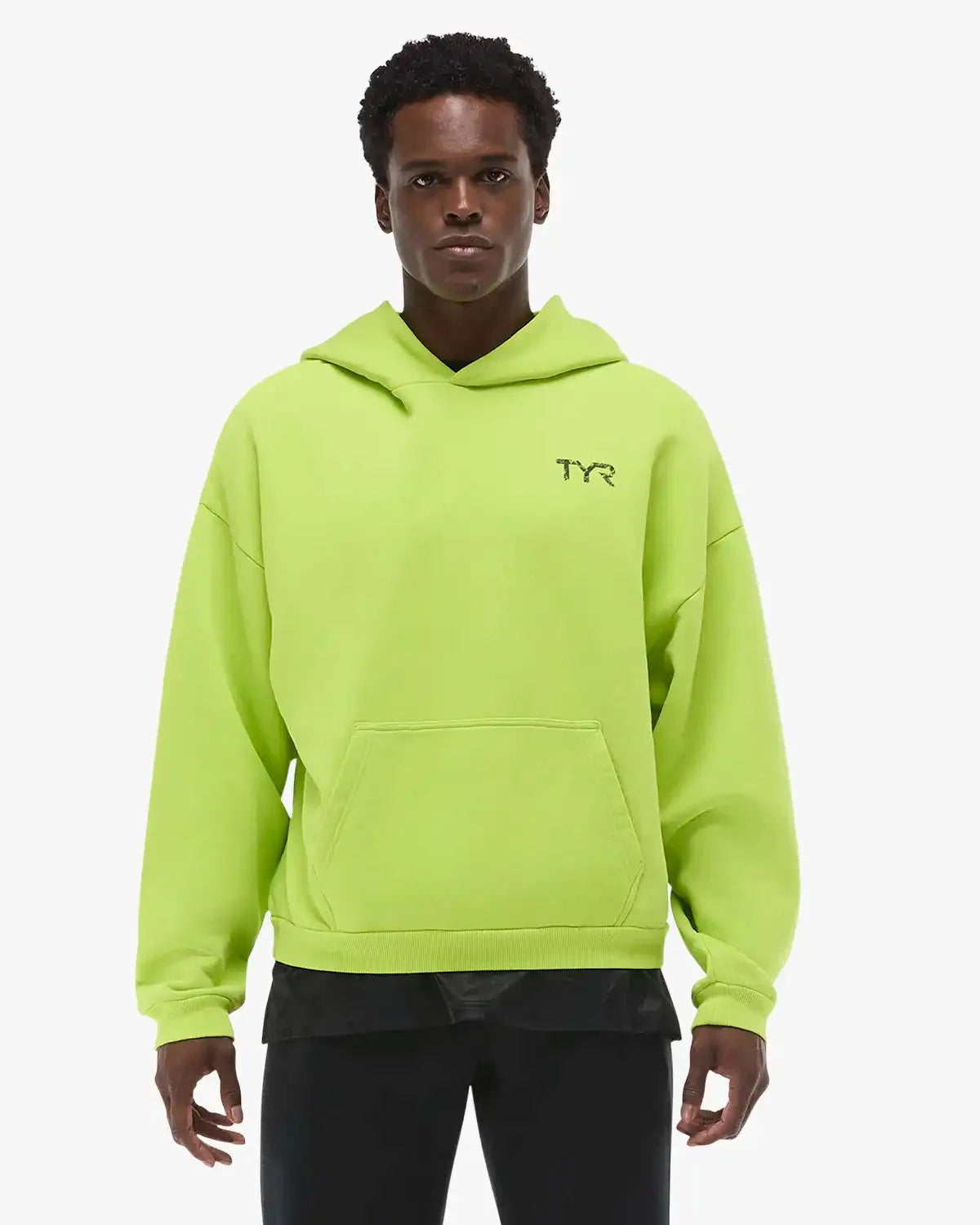 Men's Ethos Oversized Pullover Hoodie - Neon