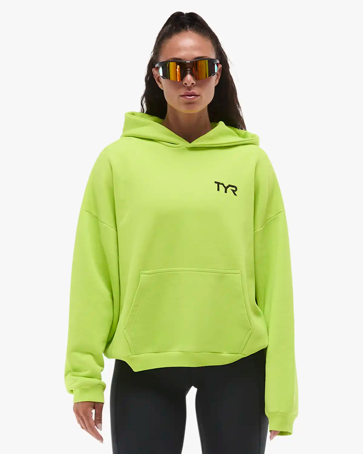 Women's Ethos Oversized Pullover Hoodie - Neon