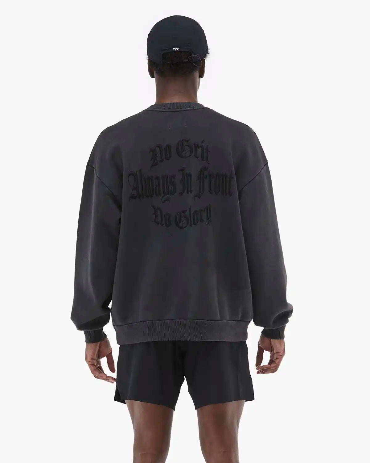 Men's Heavyweight French Terry Crewneck - No Grit No Glory