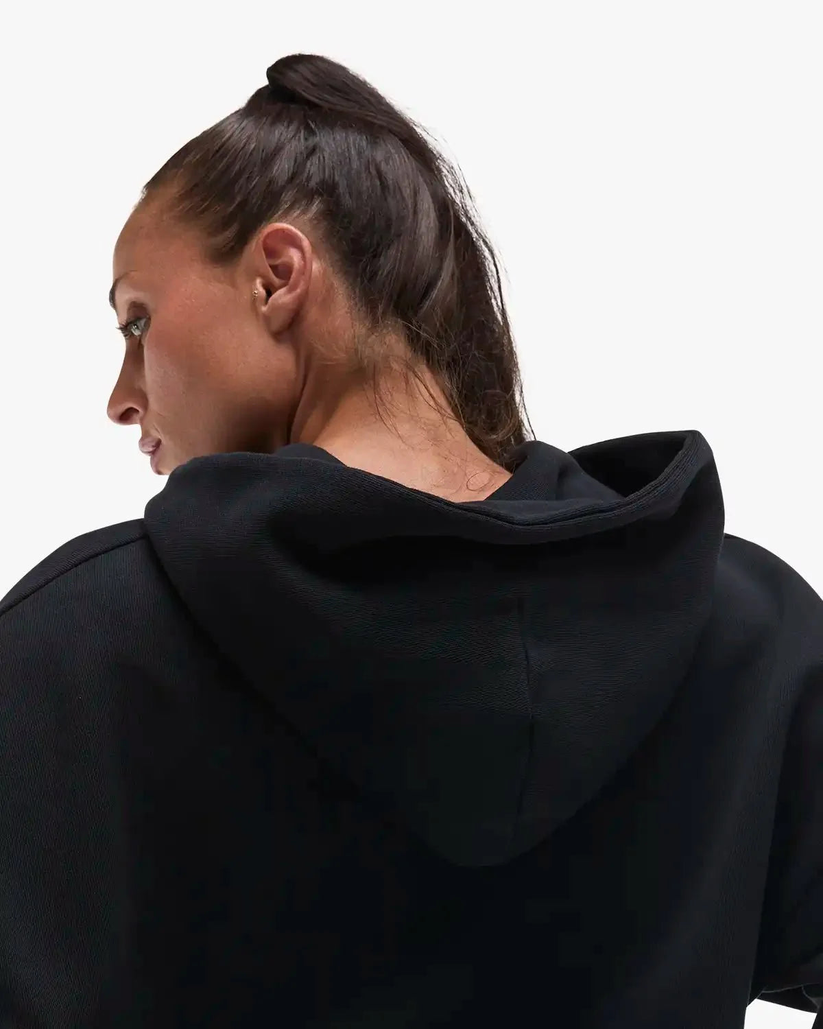 Women's TYR Sport Stencil Graphic Pullover Hoodie - Black