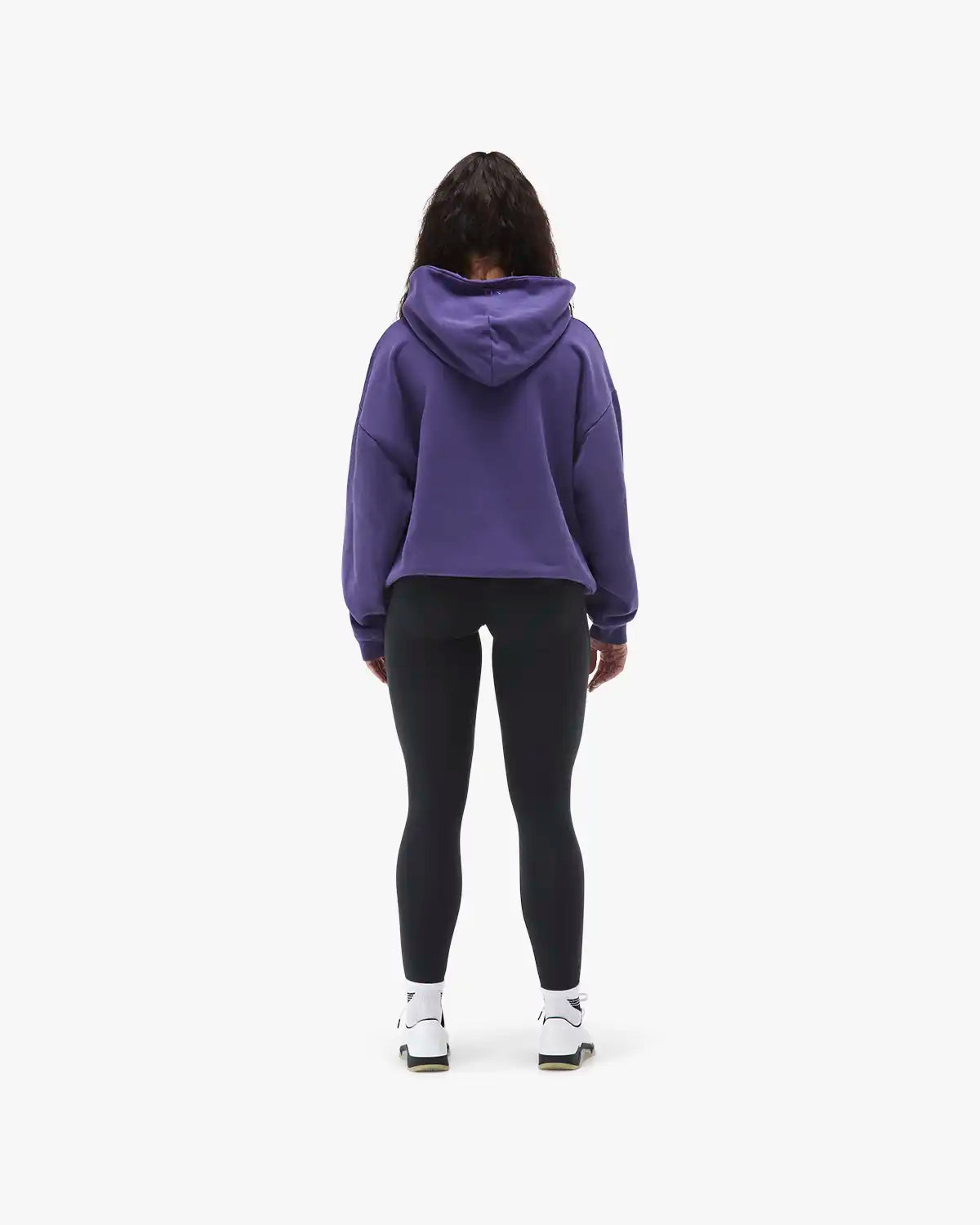 Women's TYR Sport Stencil Graphic Oversized Pullover Hoodie - Grape Soda