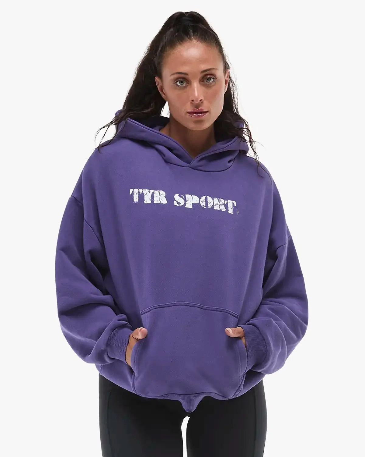 Women's TYR Sport Stencil Graphic Pullover Hoodie