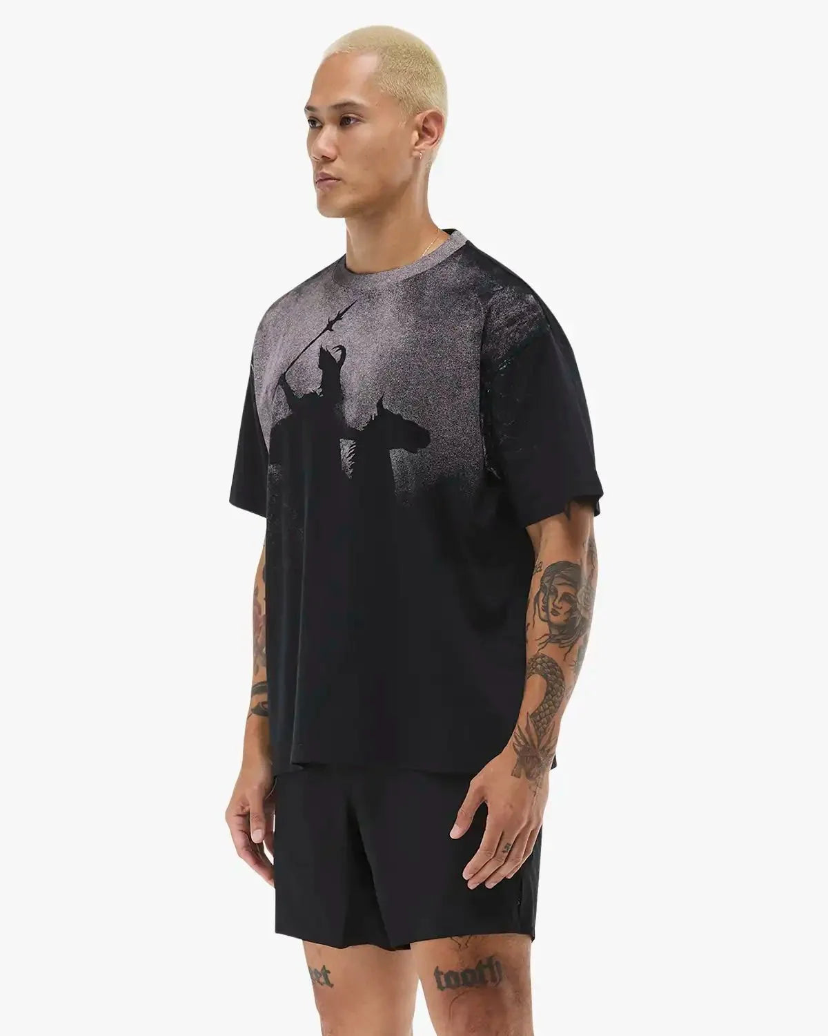 Men's Medium Weight Graphic Tee - Phantom
