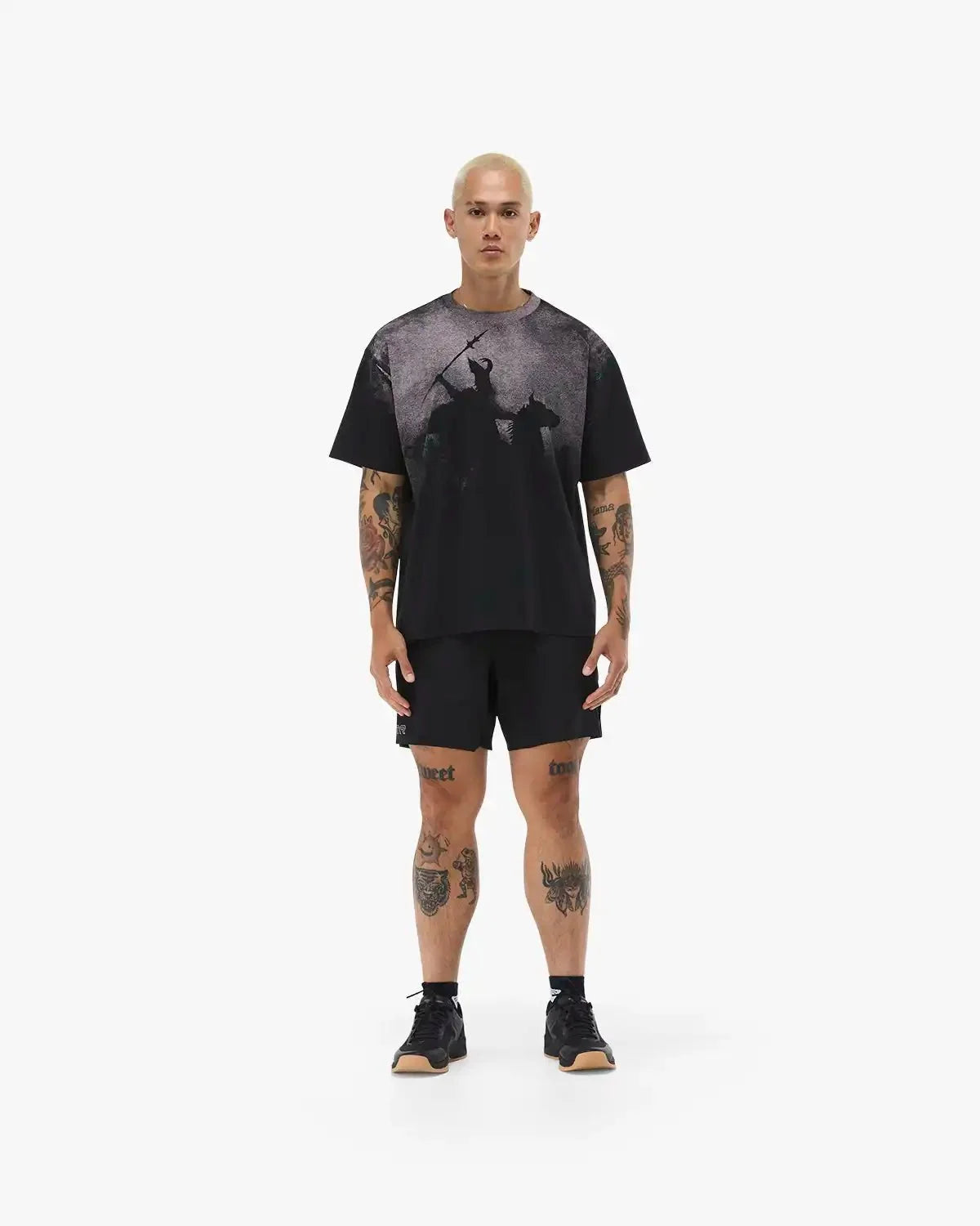 Men's Medium Weight Graphic Tee - Phantom