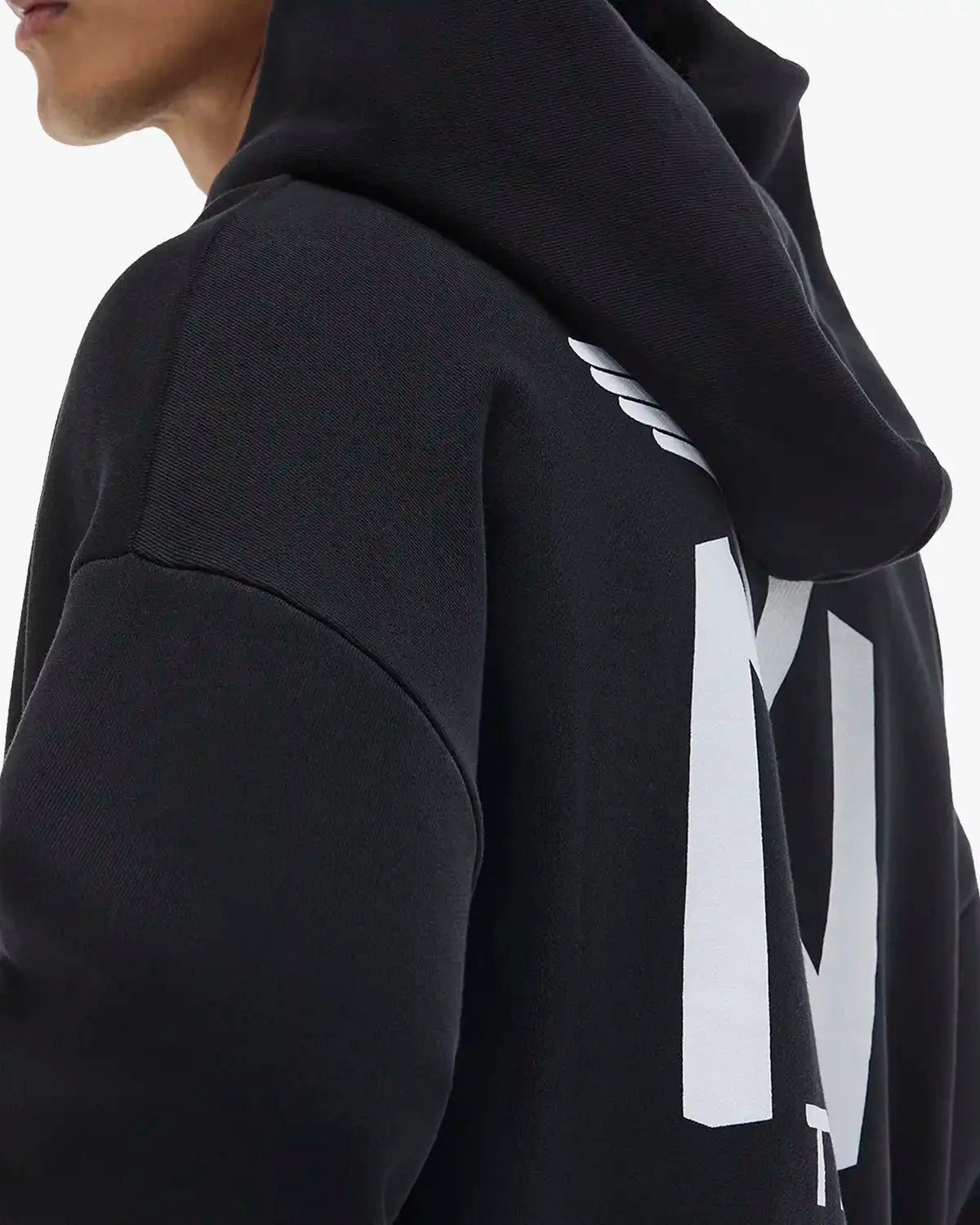 Men's NY Wash Pullover Hoodie - Black