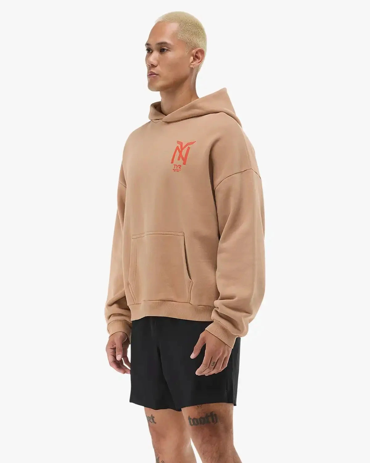 Men's NY Wash Pullover Hoodie - Camel