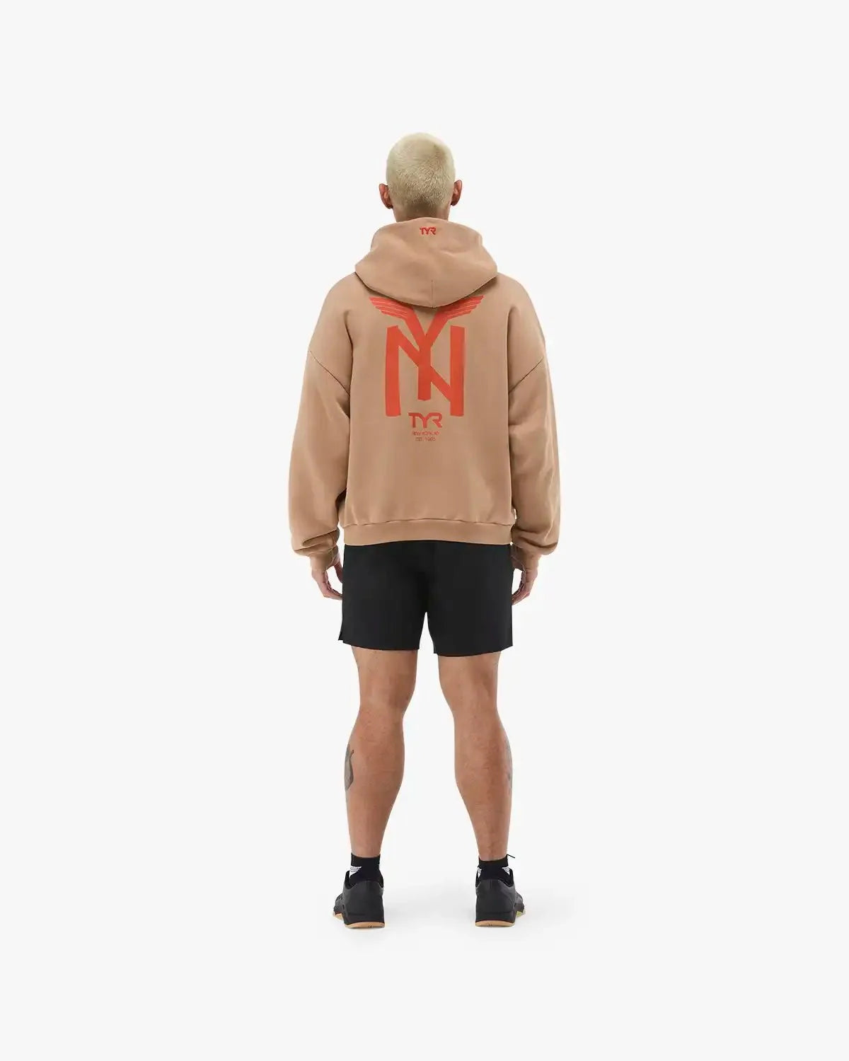 Men's NY Wash Pullover Hoodie - Camel