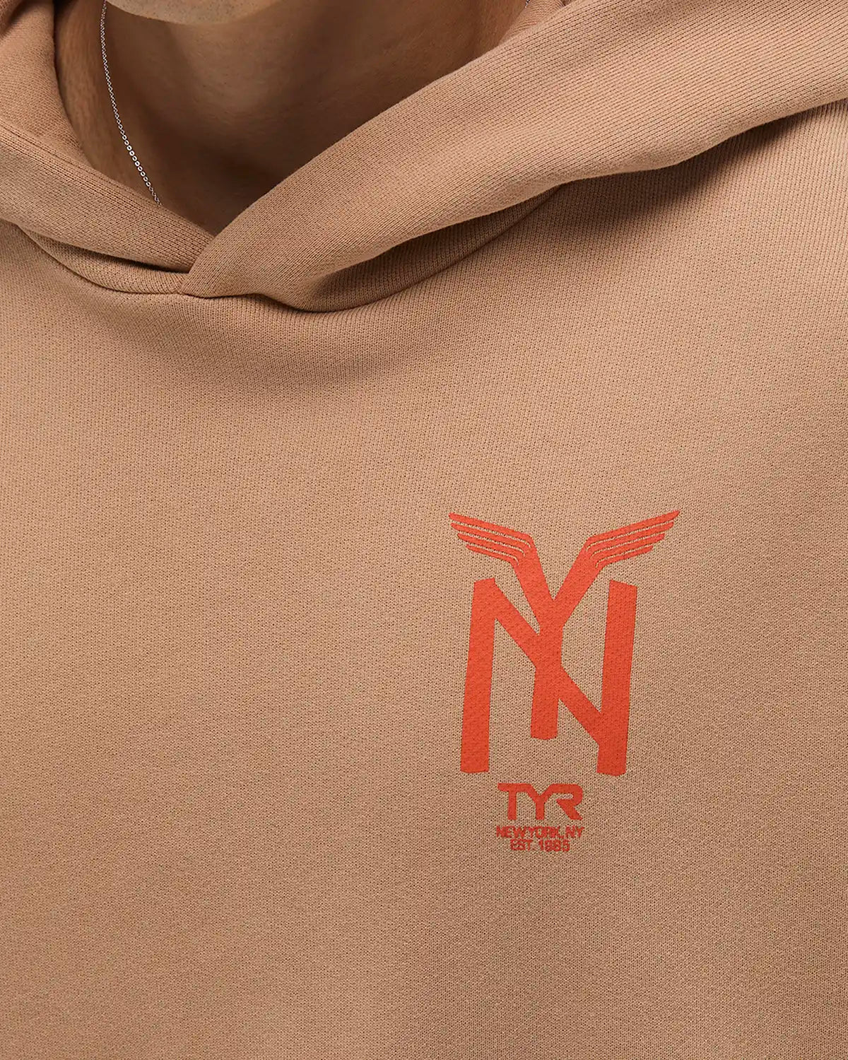 Men's NY Wash Pullover Hoodie - Camel