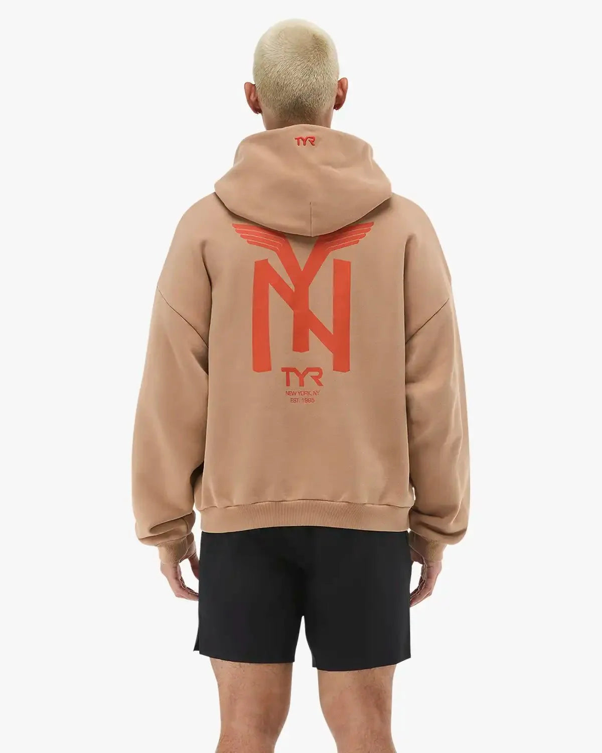 Men's NY Wash Pullover Hoodie - Camel