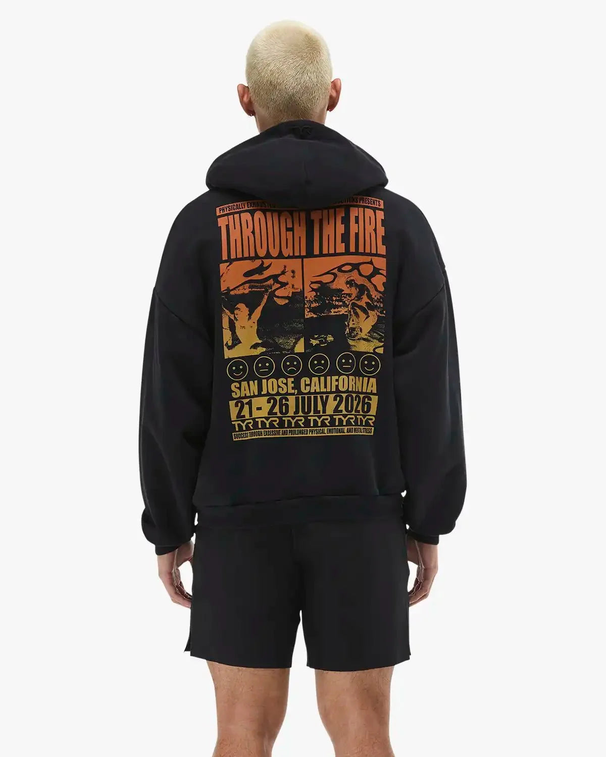 Men's Oversized Pullover Hoodie - Through The Fire